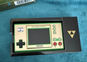 Nintendo Video Game Watch Legend of Zelda Handheld Console SUPER NES OG Link X4