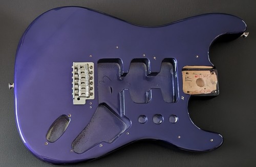 Fender Standard Stratocaster Strat BODY & HARDWARE - Midnight Blue - Mexico 2003