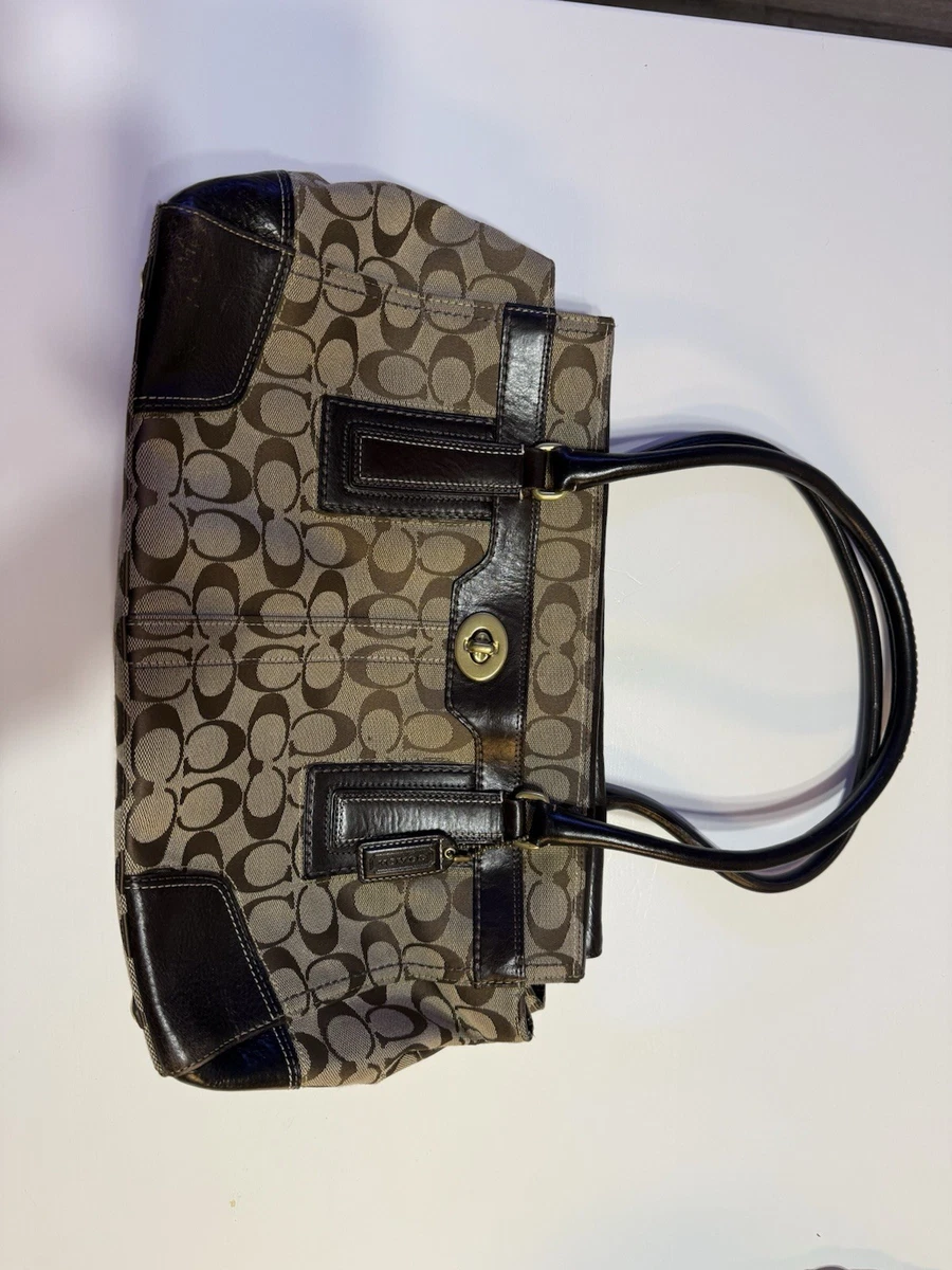 Coach Hampton Shoulder Bags Turn Lock Handbags for Women for sale