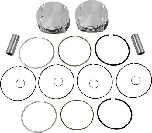 J.E. Pistons Piston Kit 4.08X4.5 370250 - Picture 1 of 1