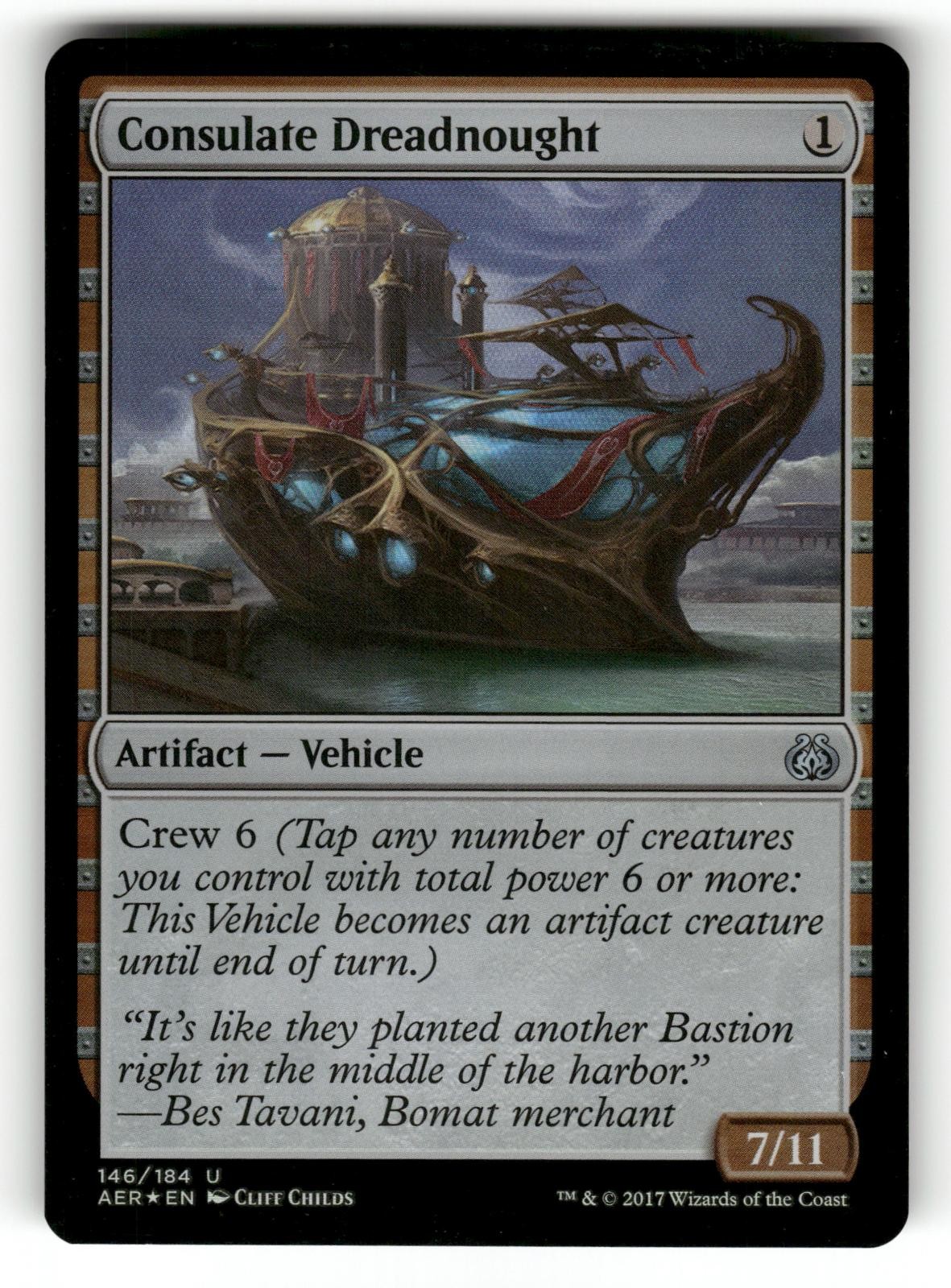 Consulate Dreadnought LP Foil Aether Revolt 146 MTG Uncommon