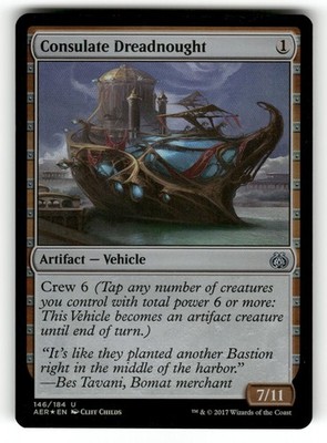 Consulate Dreadnought LP Foil Aether Revolt 146 MTG Uncommon