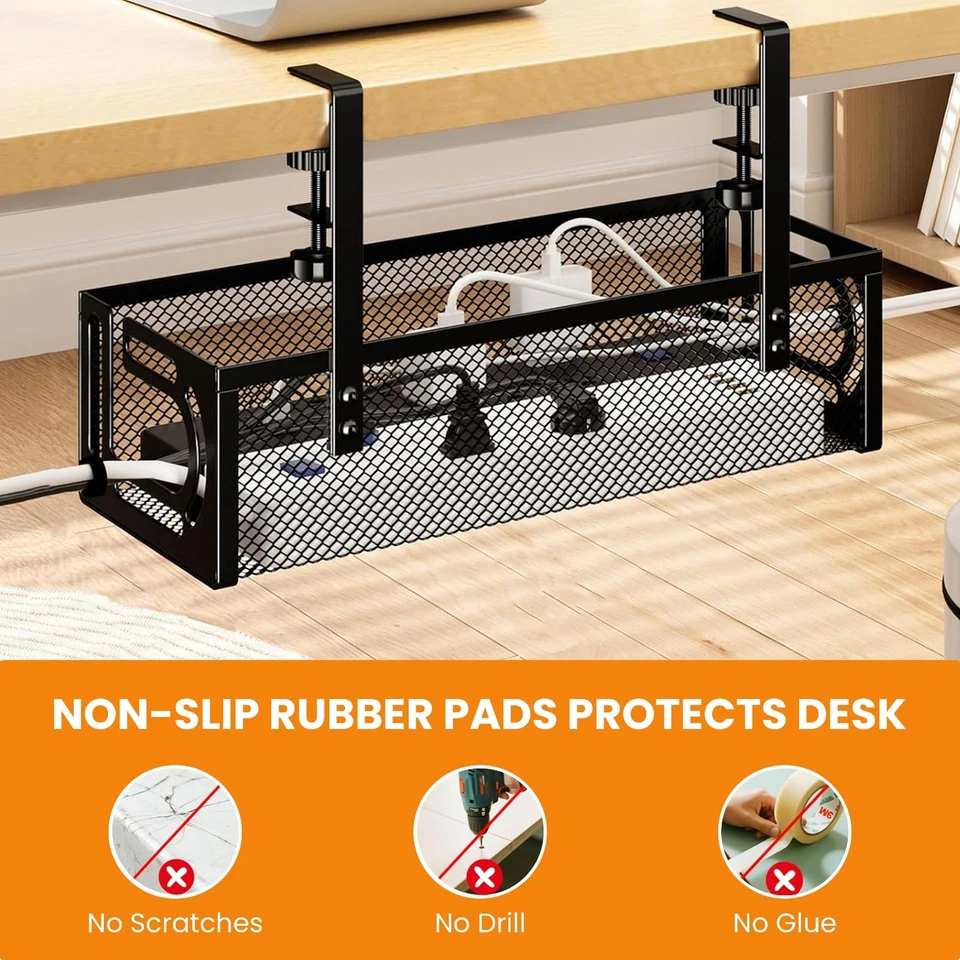 EcoSeal Cable Organise Tidy Cable Wire Management - 39cm 64cm White Black - Image 2 of 4