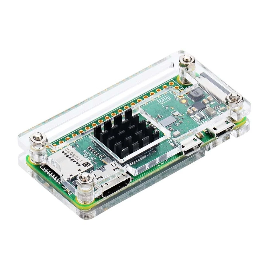 Funda iUniker Raspberry Pi Zero, Funda para Raspberry Pi Zero 2 con, con Disipador de Calor... Foto 2 de 4