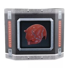 Marvel Disney Parks Daredevil Wearable Mask Helmet & Stand Cosplay - NEW