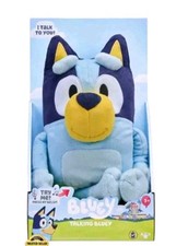 NEW 12" Talking BLUEY Plush TV Dog Character Speaks 9 Different Phrases NIB