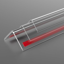 3 PCS Clear Self-Adhesive Wall Corner Protector - 1.57 x 39.3 Extra Long ...