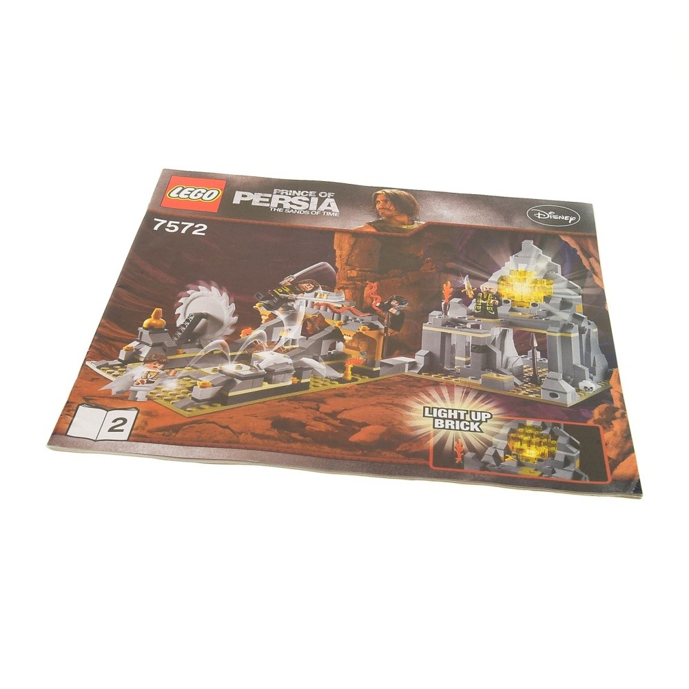 1X Lego Instruction Booklet 2 Prince Of Persia Battle Against Time 7572