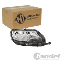 Diederichs Halogen Scheinwerfer Mit Lwr-Motor TFL Rechts Passend FüR Skoda Rapid