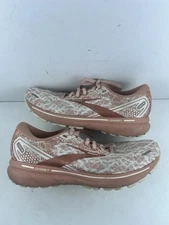 Brooks Ghost 14 Running Sneakers Womens 8.5 Coral Pink 1203561B265 Comfort Shoes