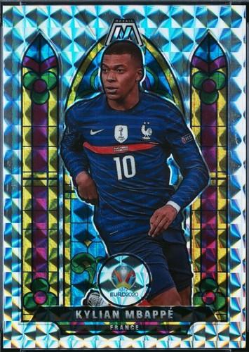 2020 Panini Mosaic - UEFA Euro - STAINED GLASS #8 - Kylian Mbappe