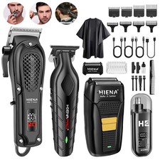 Professional Hair Clippers Ear Hair Trimmer Kit Barber Beard Shaver Haircut Set