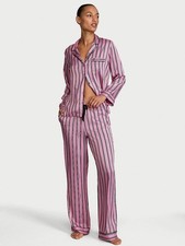 Victoria's Secret Signature Satin Long Pajama Set Regular SALE  