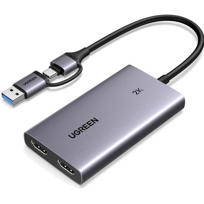 Ugreen 4K HDMI Capture Karte, USB 3.1 mit 2K 30Hz Aufnahme und Aluminiumgehäuse
