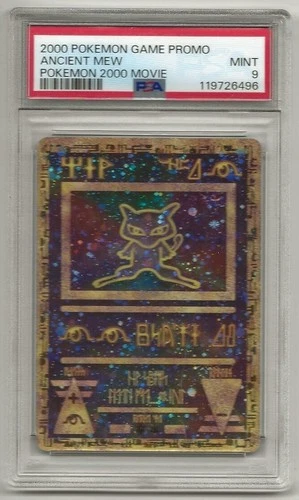 ANCIENT MEW - 2000 Pokemon Game Promo - Pokemon 2000 Movie #1 - Graded 9 (2499a)