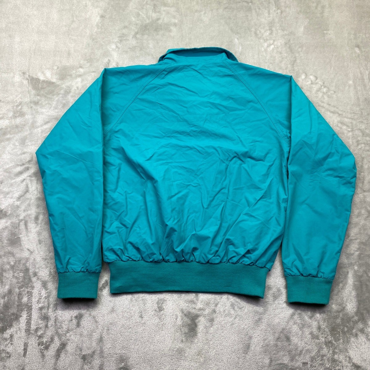 Patagonia Baggies Jacket Mens XS Teal Blue Purple Zip Nylon