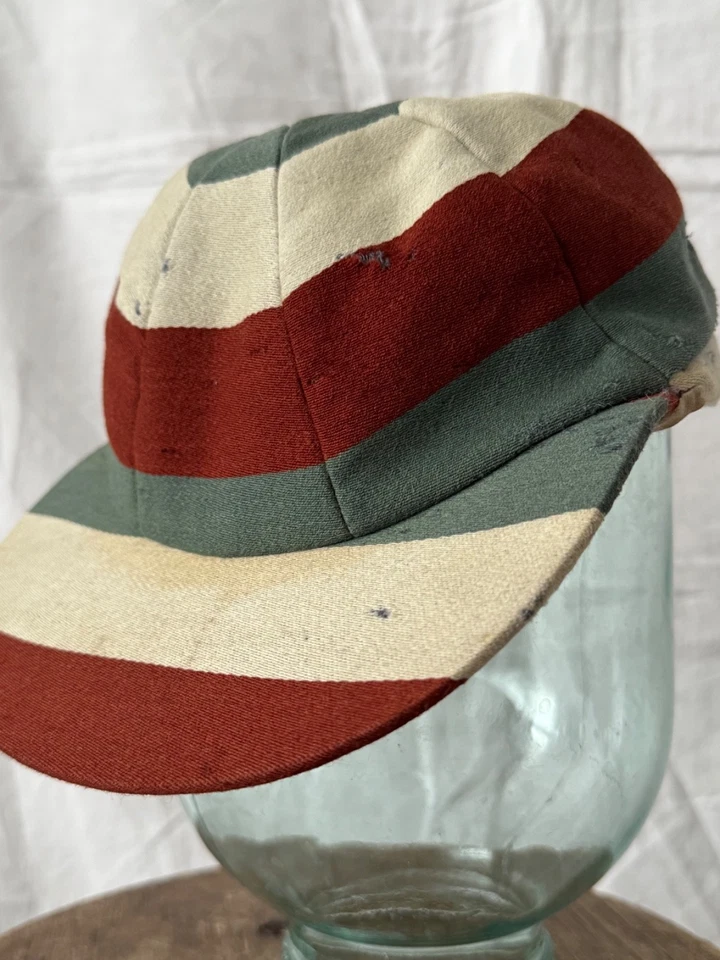 Sombrero de cricket de lana descolorida Inglaterra vintage años 40 Foto 3 de 4