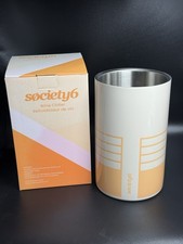 SOCIETY6 WINE CHILLER●4.7 IN DIA AND 7.6 IN H.●NEW WITH BOX.