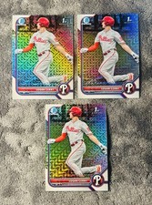 Logan Cerny 2022 Bowman Chrome 1st Mojo Prospect Refractor (3)