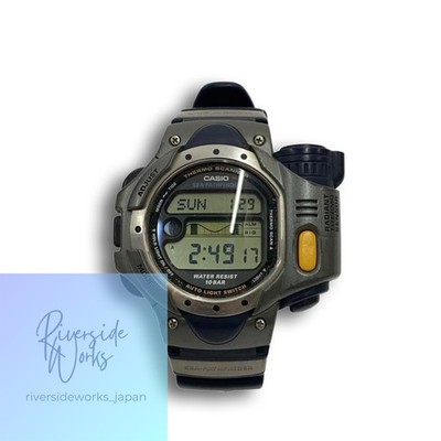 CASIO Quartz Watch Digital Rubber Navy SPF-10