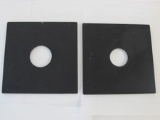 2 Metal 5.5" Original Sinar Lens Board 34mm 41mm Hole