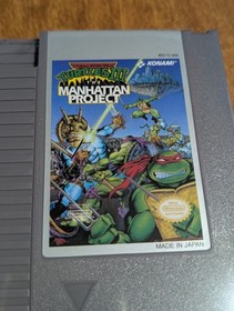Teenage Mutant Ninja Turtles TMNT III 3 Manhattan Project Nintendo NES