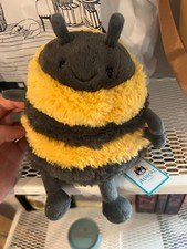 Jellycat Albee Bee Plush Stuffed Animal Bumblebee AUTHENTIC With Tag 