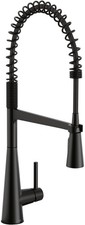 Moen 5925 Sleek 1.5 GPM 1 Hole Pre-Rinse Pull Down Kitchen Faucet - Black