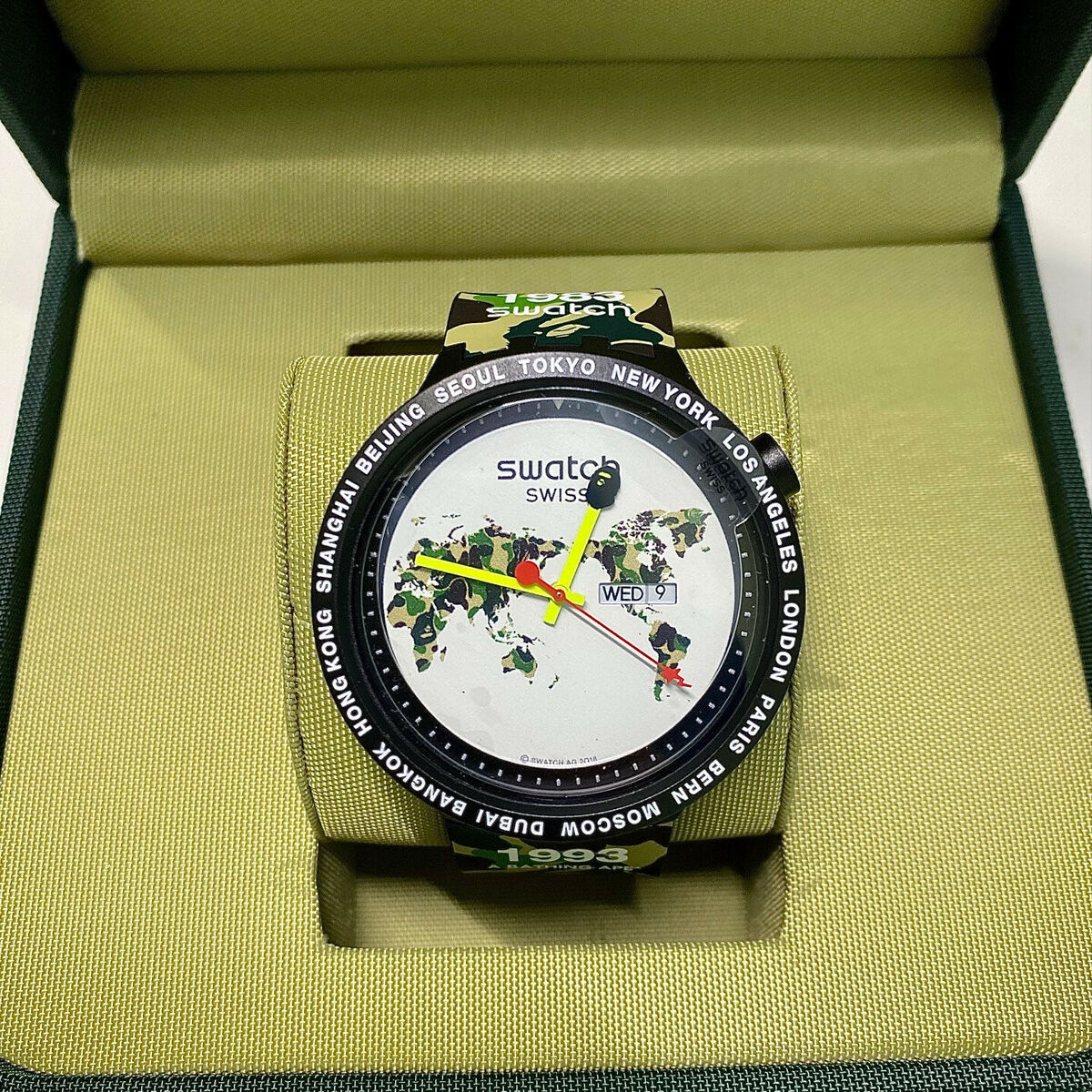 Swatch x BAPE Big Bold Watch The World Global Limited Swatch x BAPE Big Bold Watch The World Global Limited