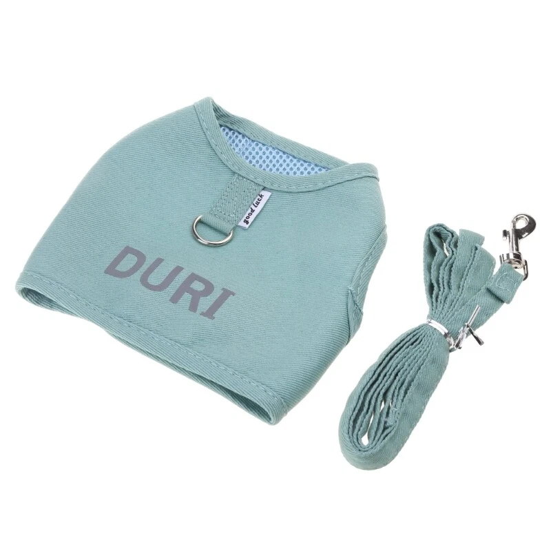 Dog Harness Leash for Outdoor Adjustable Dog Harness with Sturdy Buckle