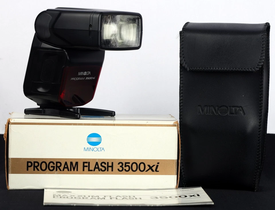 Unidad flash Minolta Program 3500xi - ¡Como nueva en caja! Foto 2 de 4