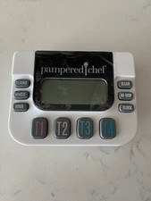 The Pampered Chef Digital Kitchen White Timer...