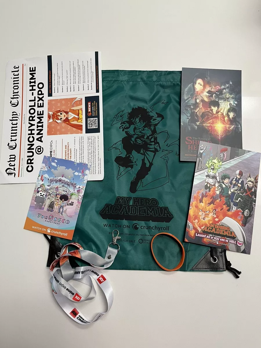 Anime Expo 2022 Crunchyroll swag bag