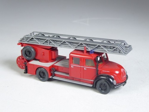 (DÄH) Wiking Magirus Rundhauber Feuerwehr Drehleiter