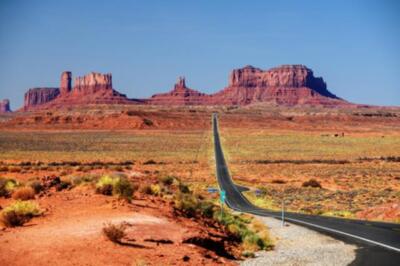 Monument Valley, Arizona, USA berühmte Autobahn. (218605255)