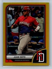 2023 Topps World Baseball Classics Juan Soto Gold /50