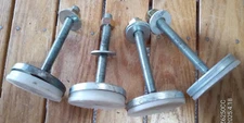 4 heavy duty Table Saw Table Leveling Feet 3" Dia x 5" long 1/2" Bolt