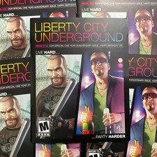 Grand Theft Auto Episodes From Liberty PS3 PlayStation 3 Instruction Manual Only