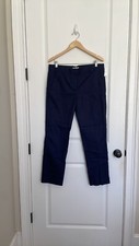 GAP Women  s True Straight Trouser Pants Navy 10