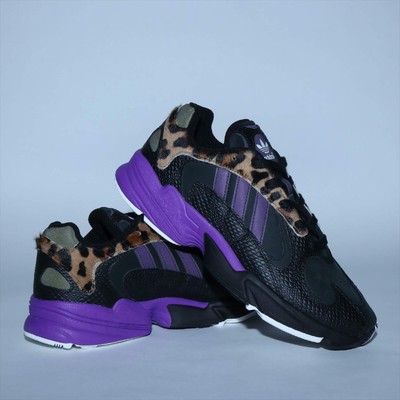 adidas originals yung 1 trainers in leopard