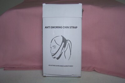 Anti Snore Chin Strap Stop Snoring Sleep Apnea Belt Jaw Support Solution Safety