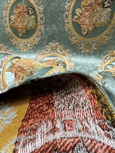 Victorian Mirror Jacquard Fabric, 54" Wide, for Upholstery Window, Sold by Yard - Picture 5 of 12