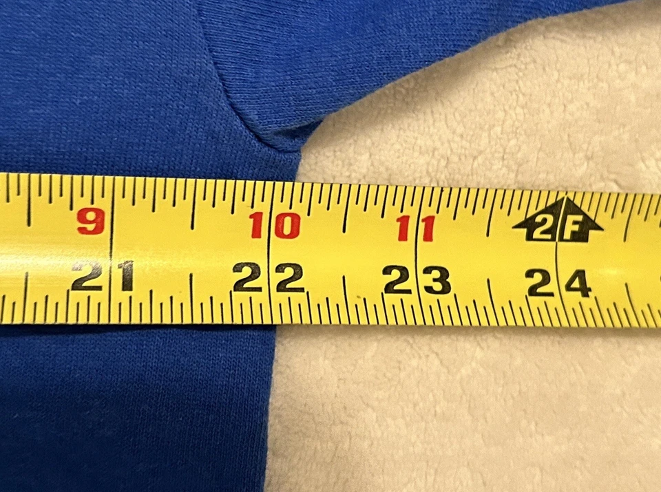 Camiseta Azul Pesada Vintage Hawaiian State Fish Talla XL Foto 4 de 4