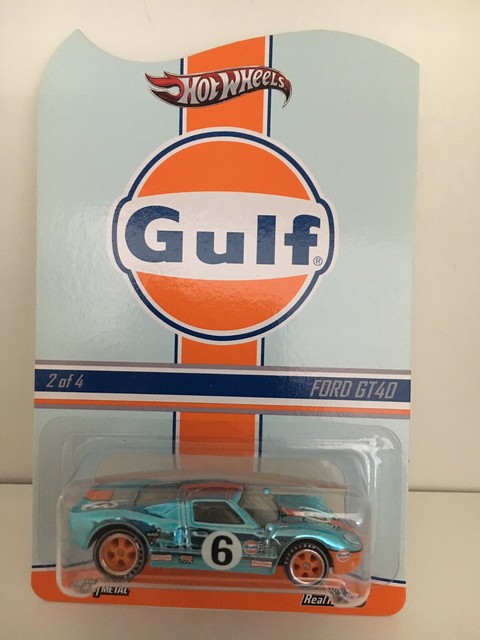 HOT WHEELS RED LINE CLUB RLC GULF FORD GT40 REAL RIDERS ...