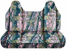 Car Seat Covers Fits Toyota Pickup 1982-1994 Front Bench With Molded Headrest
