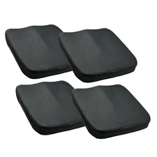 TrexNYC Car Seat Cushion - Versatile Memory Foam Butt pillow for Car, 4 Pack