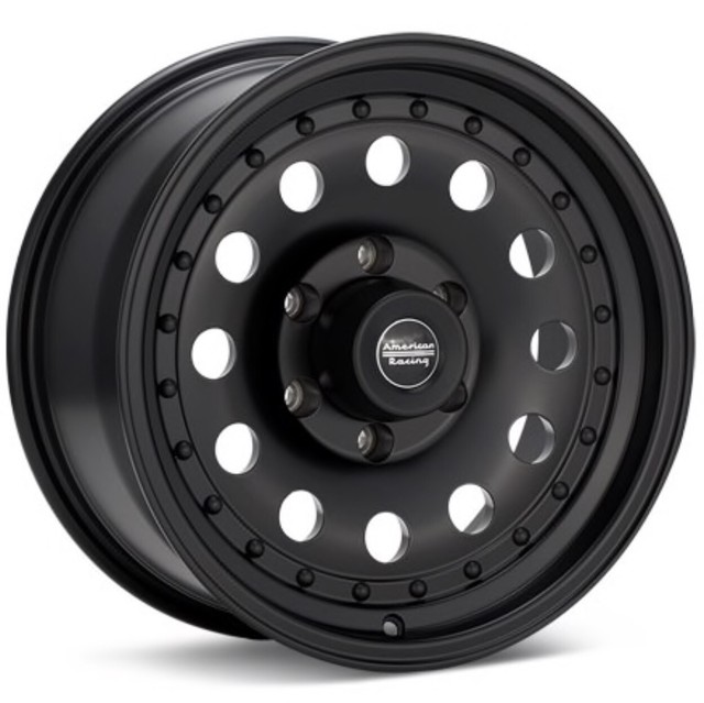 16 inch AR62 16x8 BLACK 8 Lug Rims Wheels Chevy GMC 2500 Truck 8x6.5
