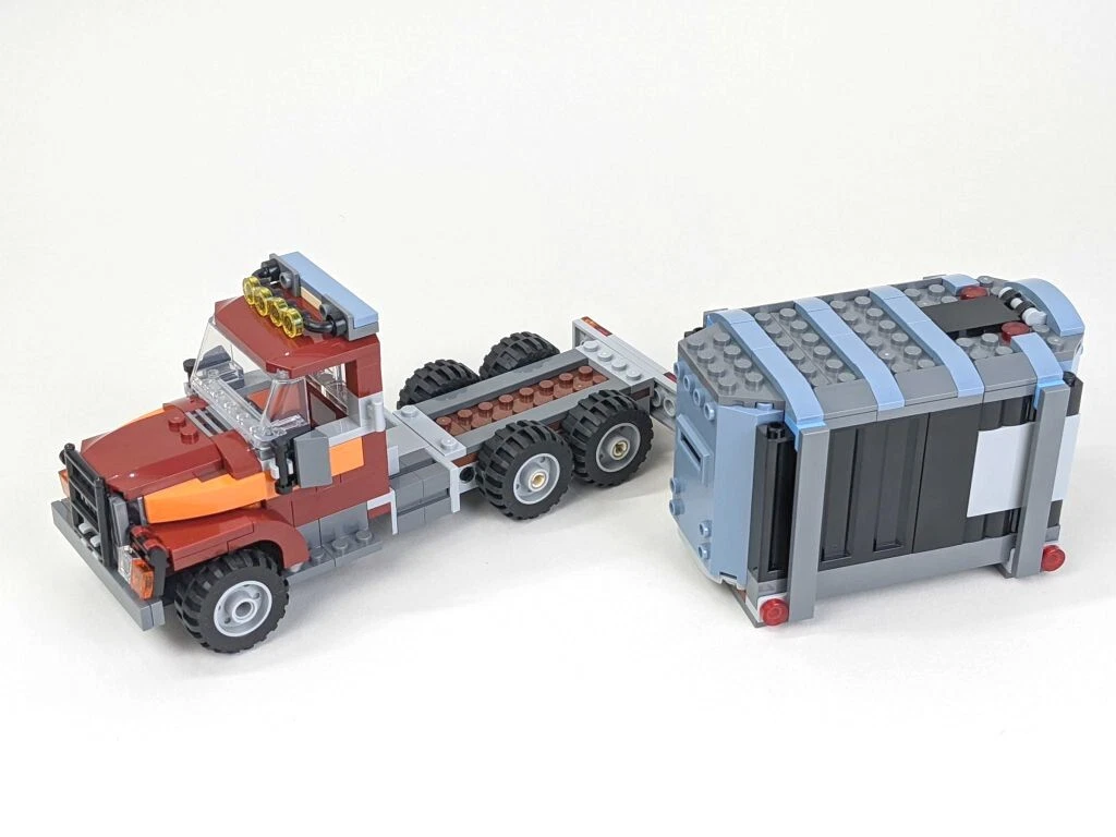 Jurassic park lego truck 2025