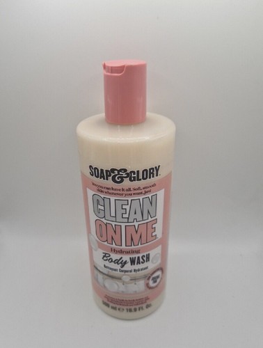 Soap & Glory CLEAN ON ME Hydrating Body Wash Original Pink Fragrance 500ml - NEW