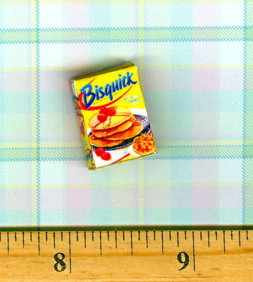 Dollhouse Miniatures Size  Biscuit Mix Box